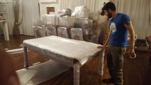باربری تهران به اصفهان، نمونه کار بست بندی اثاث