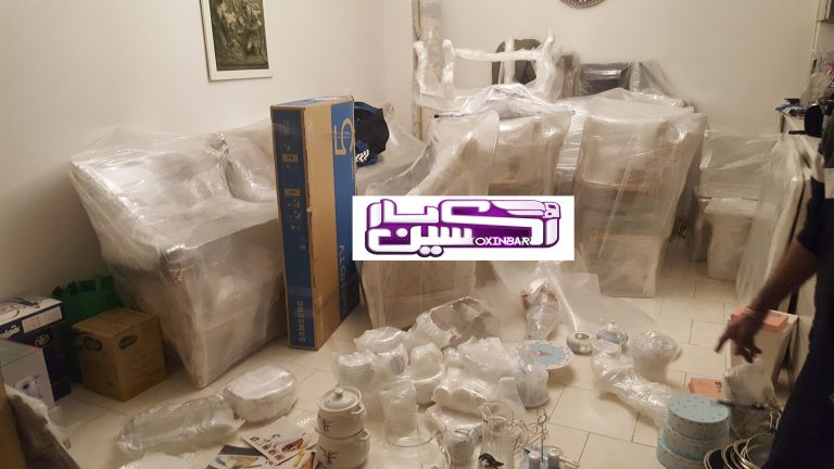 بسته بندی وسیله ها بسته بندی اثاثیه منزل با ضربه گیر شفاف در گروه خدماتی اکسین