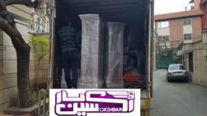 بارچین و خاور اثاثکشی بارچین در حال بارگیری باربری بین شهری داخل خاور